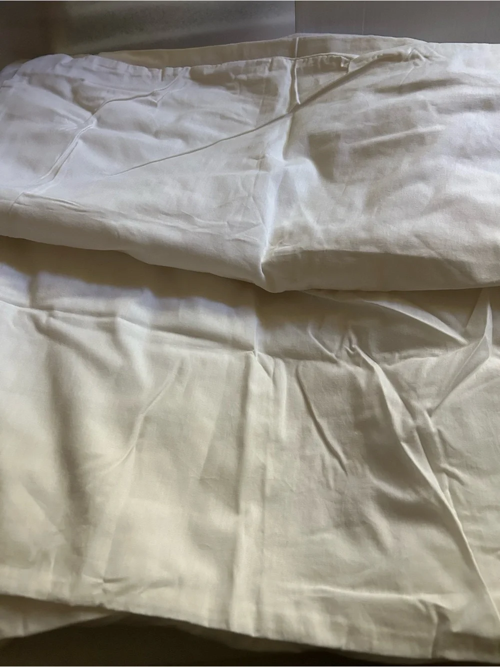 Hearth & Hand King 3-Piece Linen Blend Cream and Black Stripe Duvet Cover Set